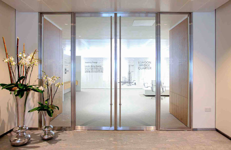 The Shard Fire rated entrance solutions