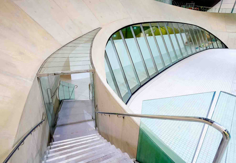 Completed glass project for Olympics